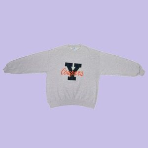 BYU Jerzees VINTAGE Sweatshirt Mens Womens Large L